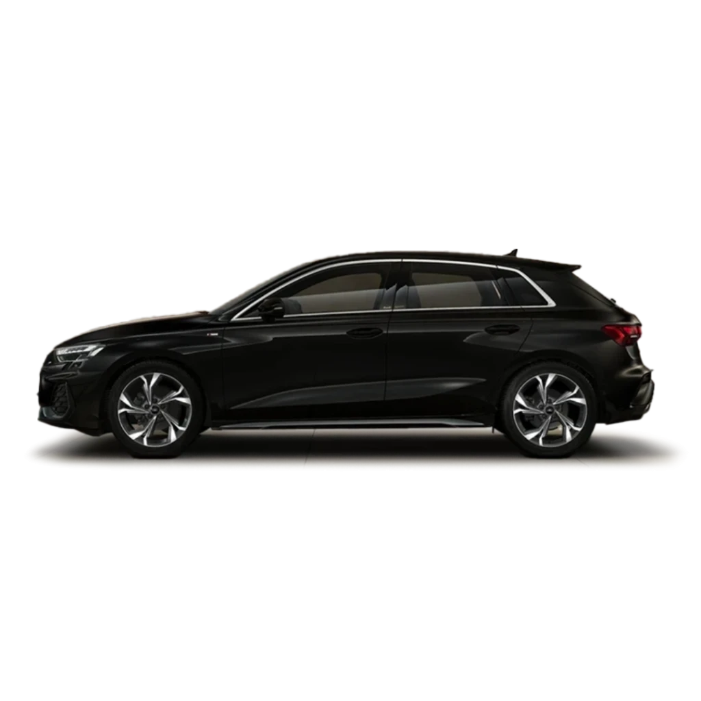 Audi A3 Sportback, vista laterale